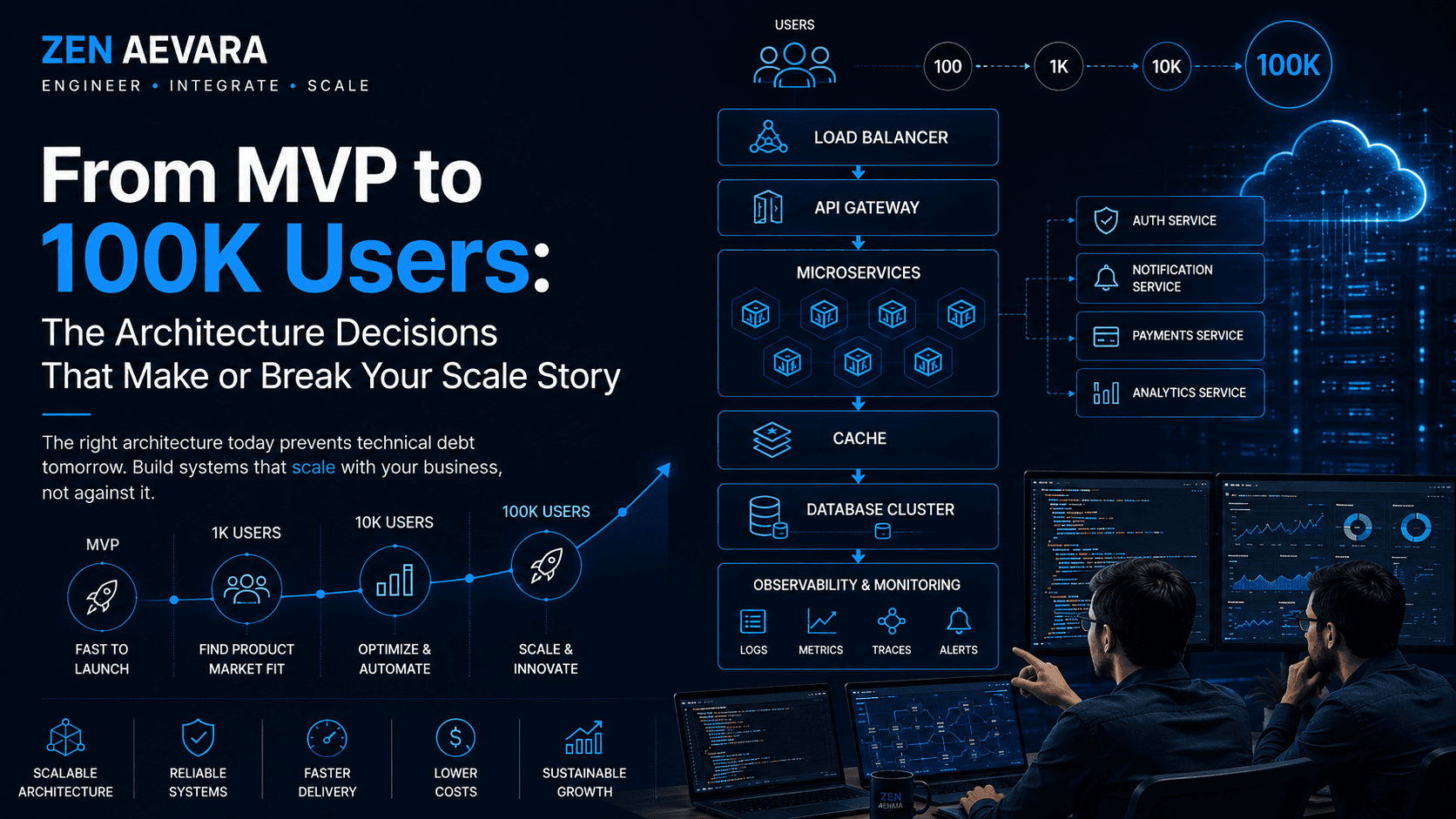 From MVP to 100K Users